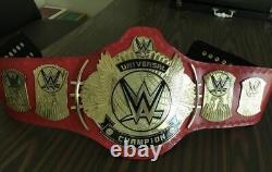 WWE Universal Championship Genuine Leather Belt Adult Thick Metal Plated Replica