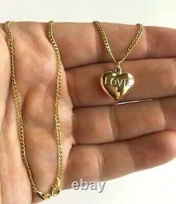 Without Chain 14K Yellow Gold Plated Heart Shape Pendant In 925 Sterling Silver