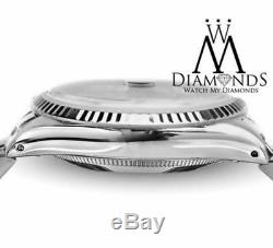 Women's Rolex Datejust 31mm Diamond Silver Metal Plated Face & Steel Jubilee
