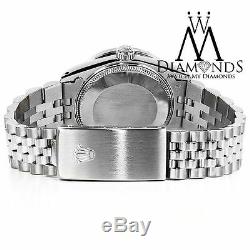 Women's Rolex Datejust 31mm Diamond Silver Metal Plated Face & Steel Jubilee