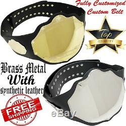 World Heavyweight Championship customized Title Belt Brass Plated Metal Adult