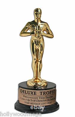 24k Gold Plaqué Deluxe Metal Achievement Trophy 3442a