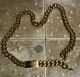 Années 80 90 Vintage Chanel Belt Chain Gold Plated Necklace Chunky Coin Réglable