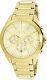 Armani Exchange Gold Hommes Drexler Ax2602 Inoxydable Plaqué-quartz En Acier Fashi