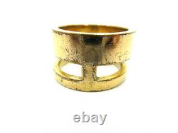 Authentique Fendi Monster Ring Eu59 Us9.5 Jp19 Gold Plated Box 94094 B