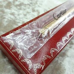 Authentique Must Vintage De Cartier Bille Godron Plaqué Or Withbox (new Sealed)