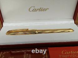 Cartier Louis Cartier Godron Stylo De Fontaine Doré, Nos