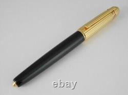 Cartier Pacha Black Lacquer Et Gold Plated Rollerball Pen Livraison Gratuite