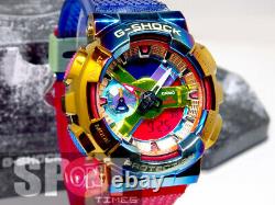 Casio G-shock Rainbow Ion Placage Bezel Distinctive Men’s Watch Gm-110rb-2a
