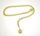 Chanel Gold, Metal Chain Cc Medallion Belt/necklace S’adapte Jusqu’à 32 (nr)