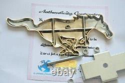 Ford Mustang Gt Horse Grille Grill Metal Emblem Car Badge 24k Gold Plaqué