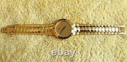 Gucci 3300m 18k Gold Plated Men’s/women’s Watch With Gold Dial 33 MM (nr648)