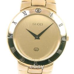 Gucci 3300m Montres Or Plaqué Or Hommes Ordial