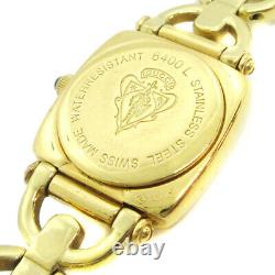 Gucci 6400l Ladies Quartz Montre-bracelet Gold Plaquée 0118878 32922
