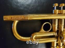 Harrelson Bravura Trompette Personnalisée (3) Tuning Diapositives Gravure Gold Plated