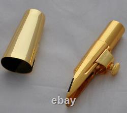 Haut Grade B# Model Metal Tenor Sax Saxophone Mouthpiece Gold Plaqué Mpc 5-9