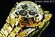 Invicta 50 Mm Excursion Twisted Metal Suisse Chrono Poli 18k Ip Gold Montre