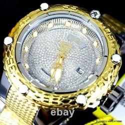 Invicta Subaqua Noma VI 1.81 Ctw Diamond 2 Tone Gold Plated Automatic Watch Nouveau
