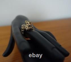 Kate Spade Ny Gold Plated Run Wild Cheetah Ring. Taille7 Nouveau
