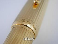 Louis Cartier Gold Plated Fountain Pen F Avec Box Free Shipping Worldwide