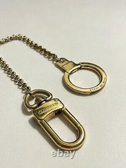 Louis Vuitton Gold Plaqué LV Sac Charm Porte-clés Lien Bracelet