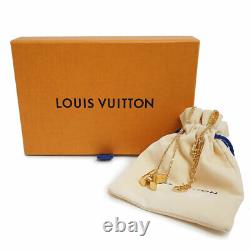 Louis Vuitton LV & Me Lettre K Collier Chaîne Plaqué Or M61066 Avec Boîte Inutilisée