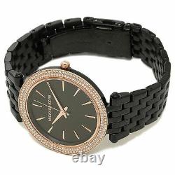 Michael Kors Darci Black Dial Crystal Black Carbon-plaqué Women’s Watch Mk3407