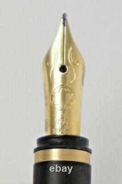 Montblanc Noblesse Cartouche Pen, En Argent Métal, Or 18k Fountain Pen F