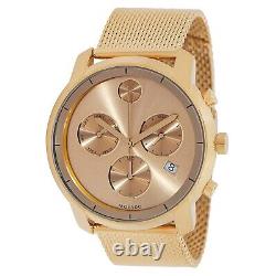 Montre Quartz pour Homme Movado 3600372 avec Cadran Doré Bold