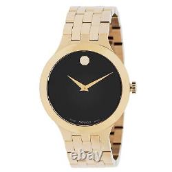 Montre à quartz pour homme Movado 0607417 Veturi cadran noir