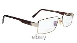 Monture de lunettes Paul Vosheront PV314 C1 plaquée or carbone Italie 57-17-145 31