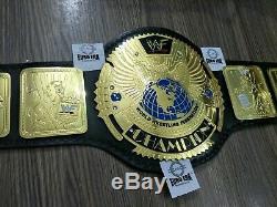 Nouvelle Ceinture Wwf Attitude Era Big Gold Championship Metal Plaques 4 MM Taille Adulte
