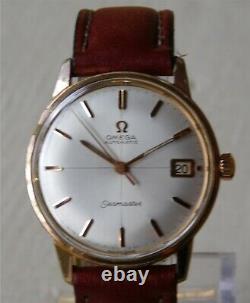 Omega Seamaster Automatic Date Watch 562 24 Jewels- Rose Gold Plaqué