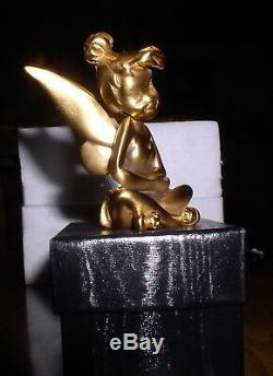 Or Clochette Tinkerbell Plaqué Figure En Métal Massif Disney Peter Pan