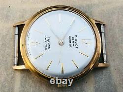 Poljot De Luxe Automatic Soviet Gold Plated Au20 Men’s Wristwatch Ussr Cal. 2415