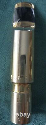 Ponzol Metal Tenor Sax Embout Buccal M1 110 Plaqué Or