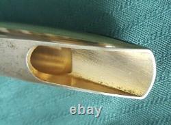 Ponzol Metal Tenor Sax Embout Buccal M1 110 Plaqué Or