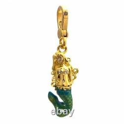 Rares T.n.-o. Juicy Couture Boxed Sirène Charm Yjru6717 Crystal New Gift