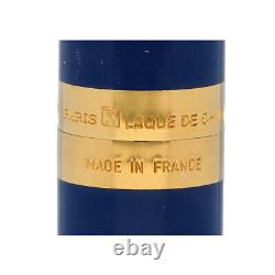 S. T. Dupont Paris Bleu Chinois Laque Or Plaqué 4.5 Mini Fountain Pen