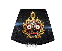 Seigneur Jagannath Pendentif en métal plaqué or Protection spirituelle puissante béni