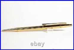 Stylo à bille Montblanc NOBLESSE en métal plaqué or 23K des années 1990