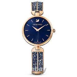 Swarovski 5519317 Dream Rock Watch, Bleu/rose-or Plaqué 30cm Rrp$499