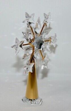 Swarovski Cristal Star Tree Topper Plaqué Or Coa #632785 Dans La Boîte D'origine