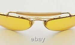 Vintage B & L Ray Ban Bausch & Lomb 58mm Ambermatic Aviator Outdoorsman Withcase