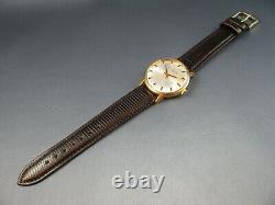 Vintage Eterna Matic 1000 14k Or Plaqué Automatique Mens Watch 17j