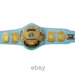 Wwe/wwf Classic Gold Winged Eagle Championship Belt Brass Metal Plaqué Adulte