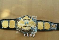 Wwe/wwf Classic Gold Winged Eagle Championship Belt Metal Plates Adulte