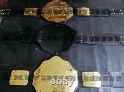 Wwf Wcw Big Gold Heavy Weight Wrestling Championship Belt 2mm Brass Metal Plate