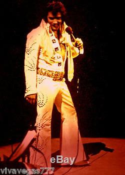 (nouveau) Elvis (plaqué Or 18 Carats Ceinture Metal) Tribute Artiste Costume (jumpsuit Era)